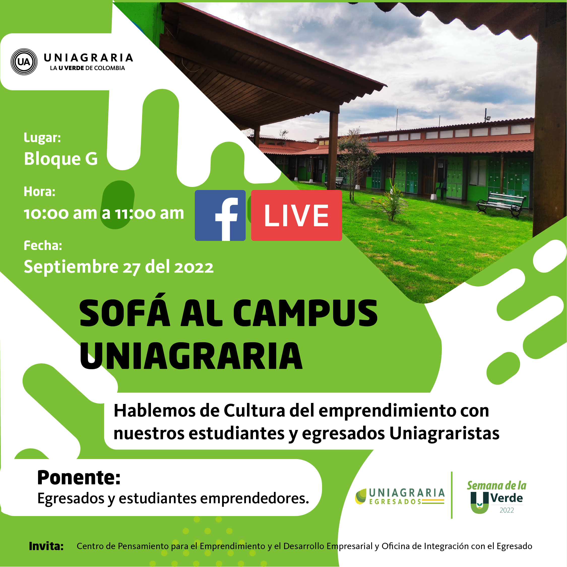 Sofá al campus Uniagraria