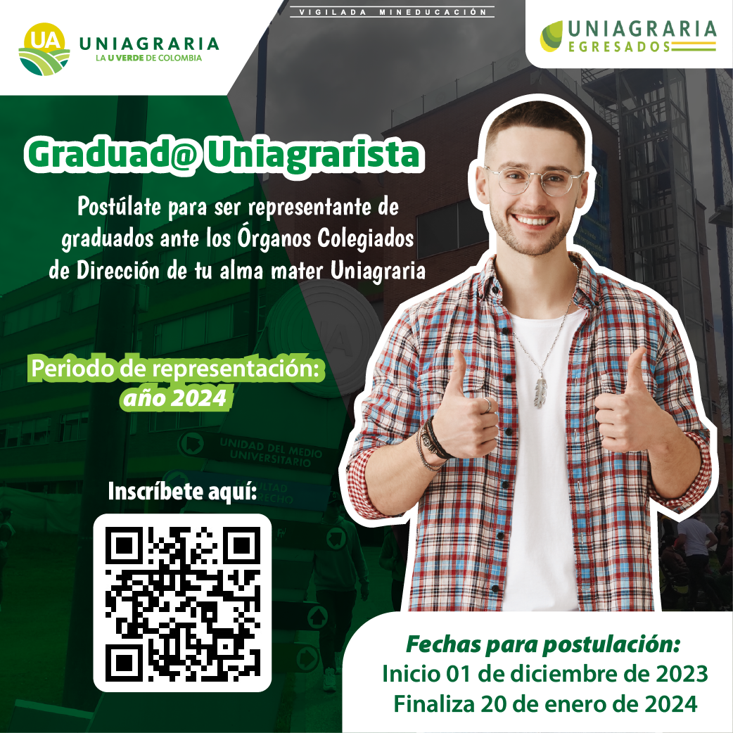 Postúlate para ser representante de Graduados ante los Órganos Colegiados