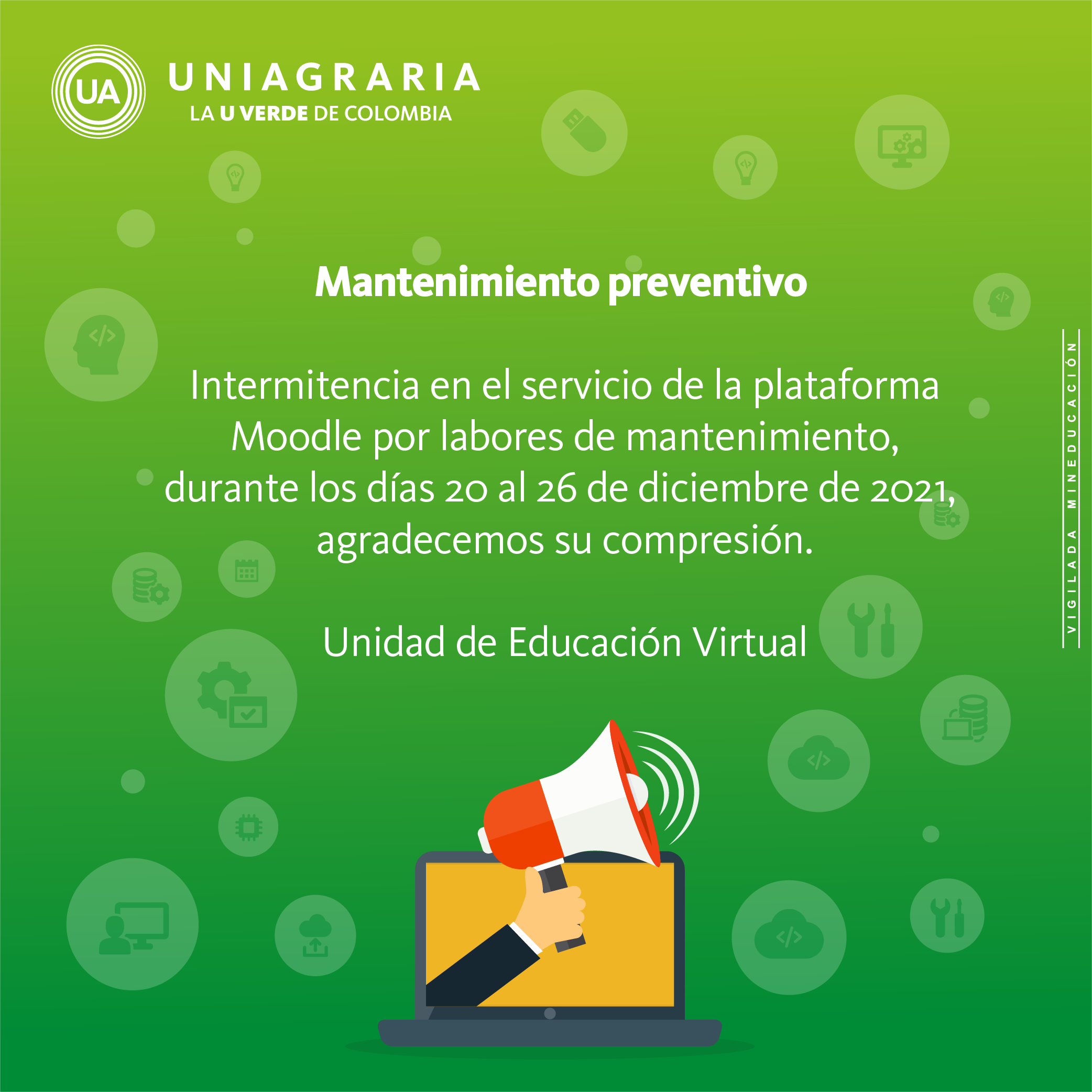 Mantenimiento preventivo plataforma Moodle