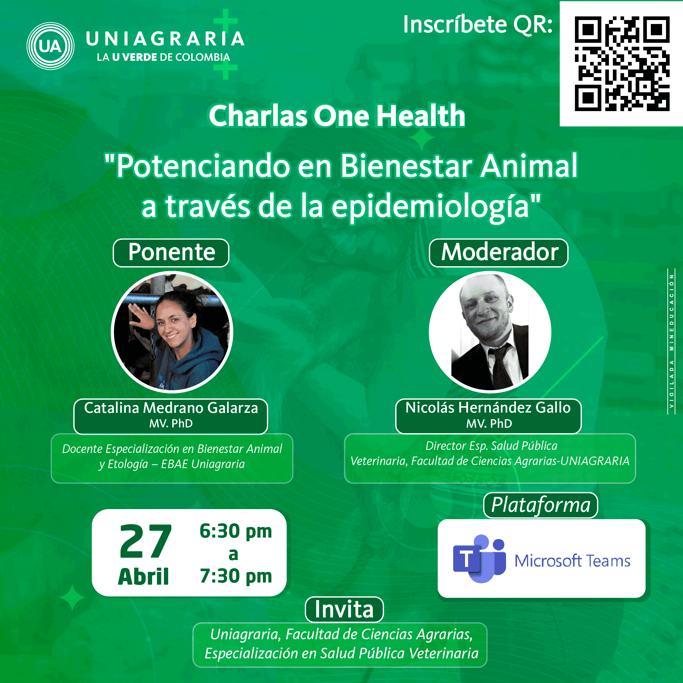 Charlas One Health: Potenciando en Bienestar Animal a través de la epidemiología