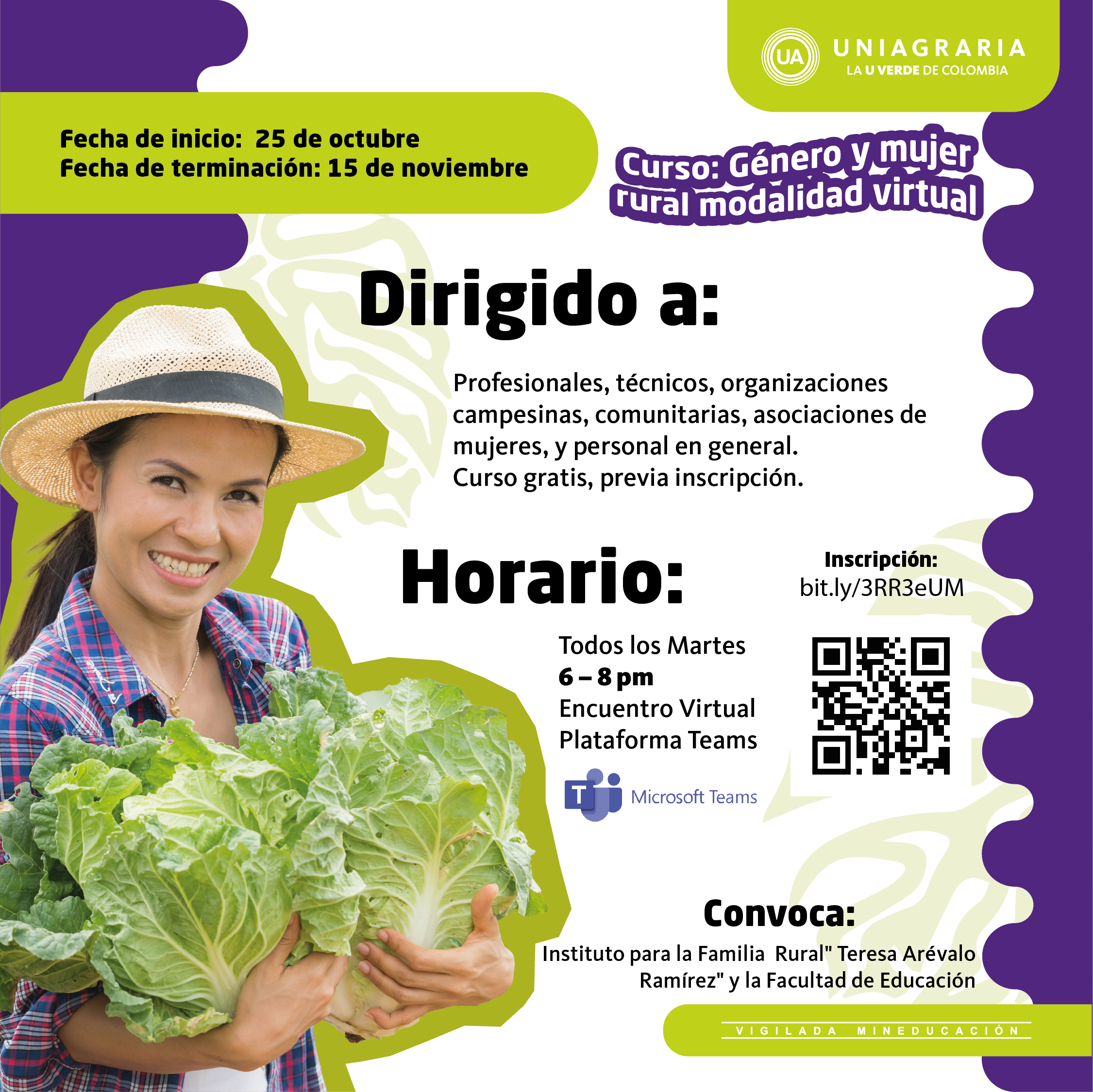 Curso: Género y mujer rural