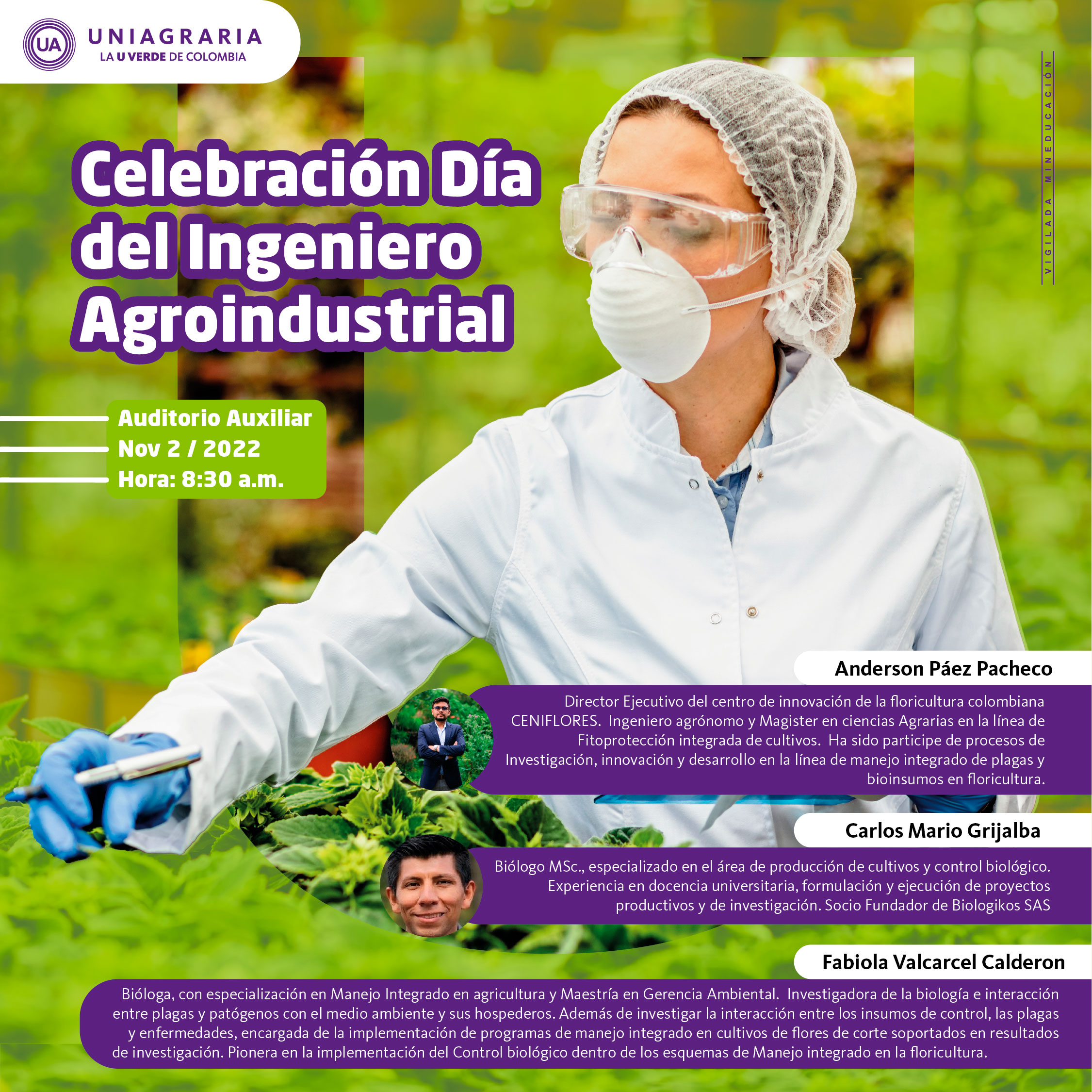 Celebración día del Ingeniero Agroindustrial