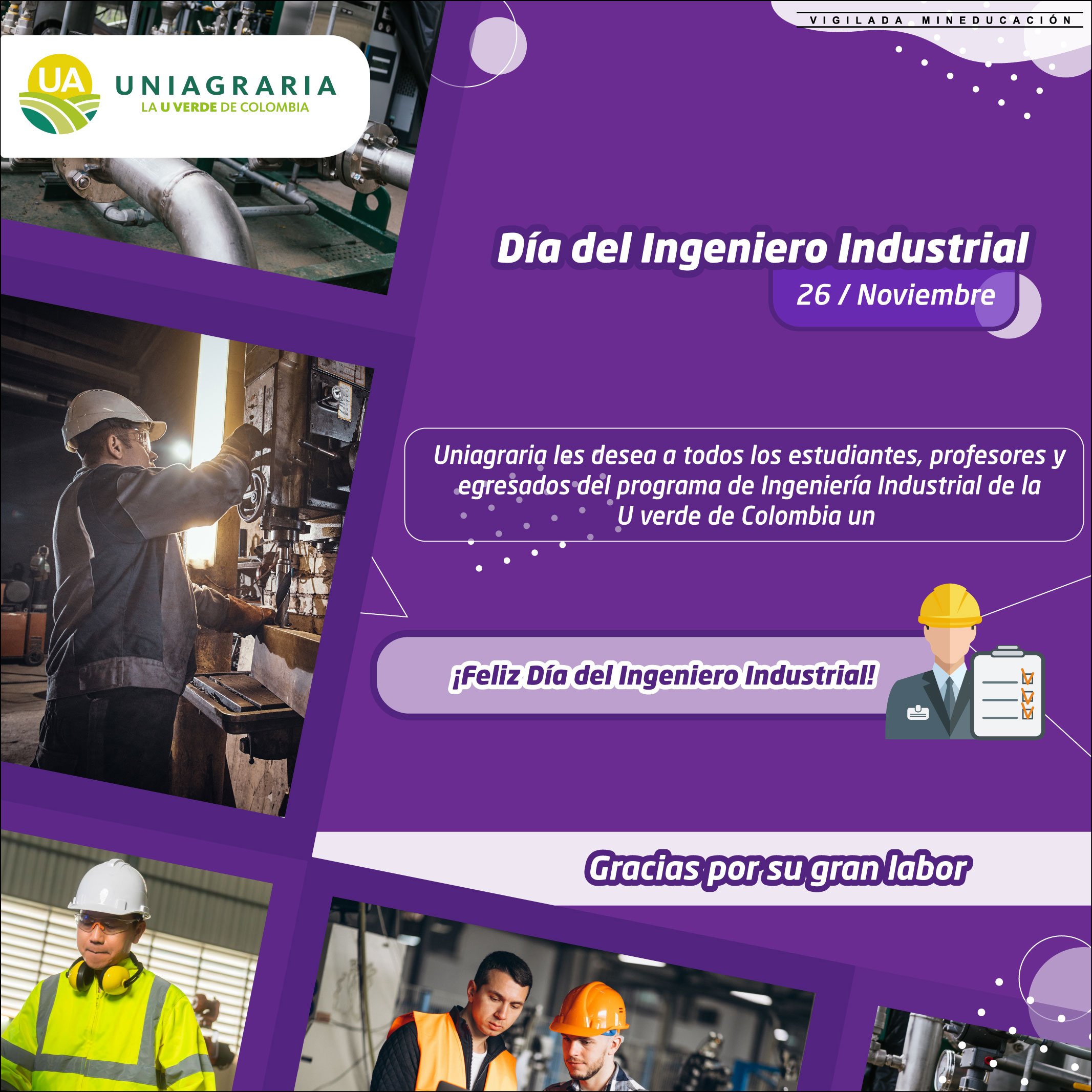 Feliz día del Ingeniero Industrial