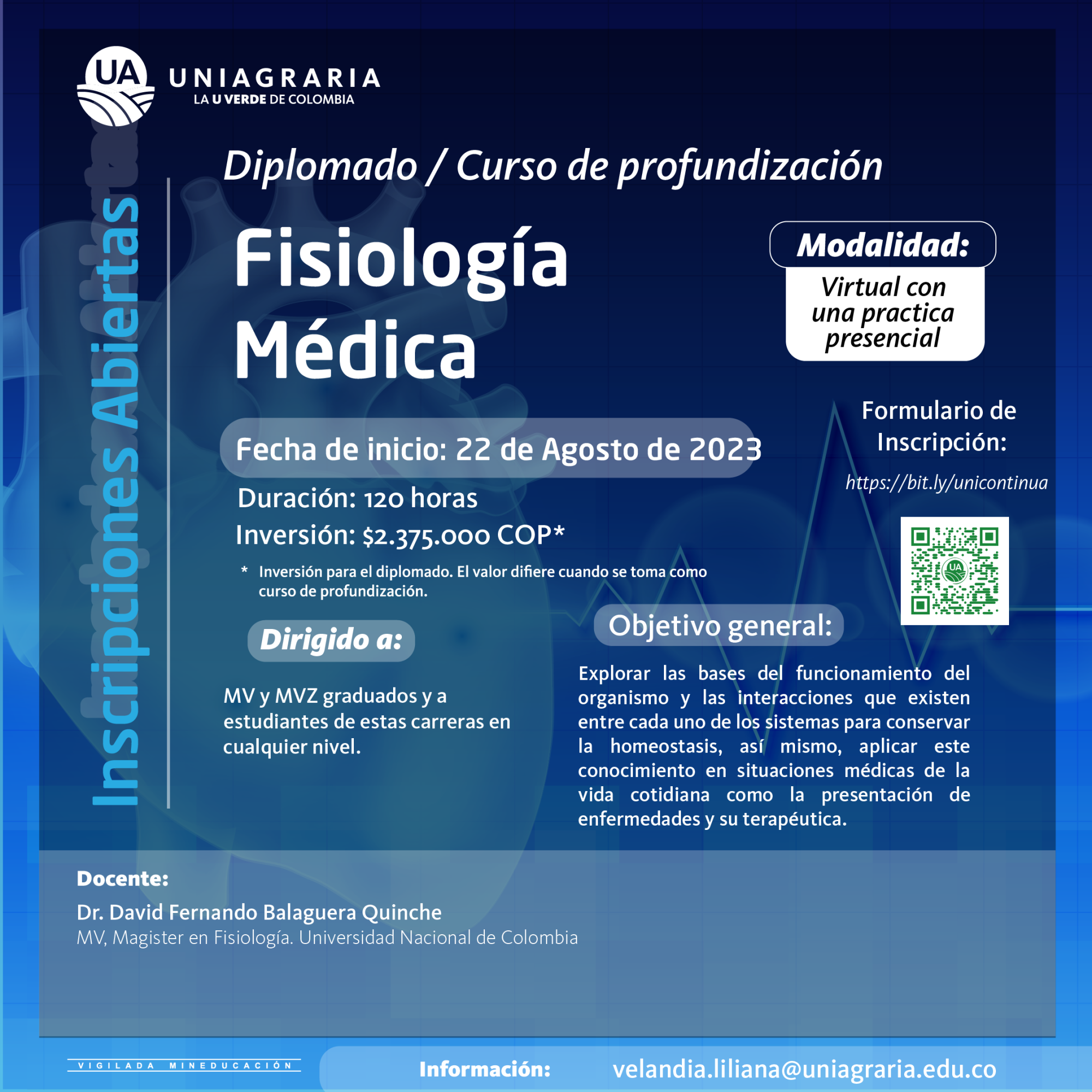 Diplomado – Curso de profundización en Fisiología Médica