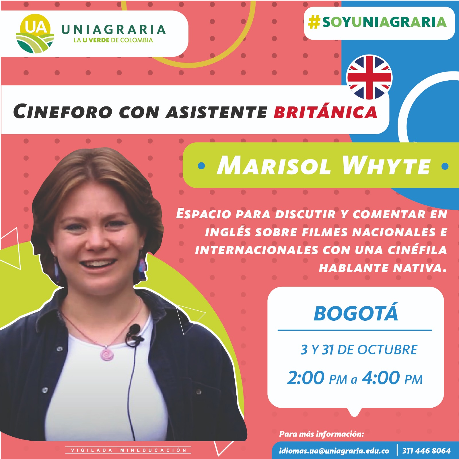 Cineforo con Asistente Británica – Marisol Whyte