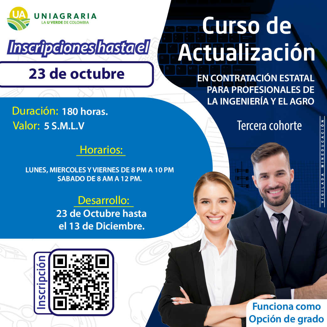 Curso de Actualización en contratación estatal para profesionales de la Ingeniería y el Agro