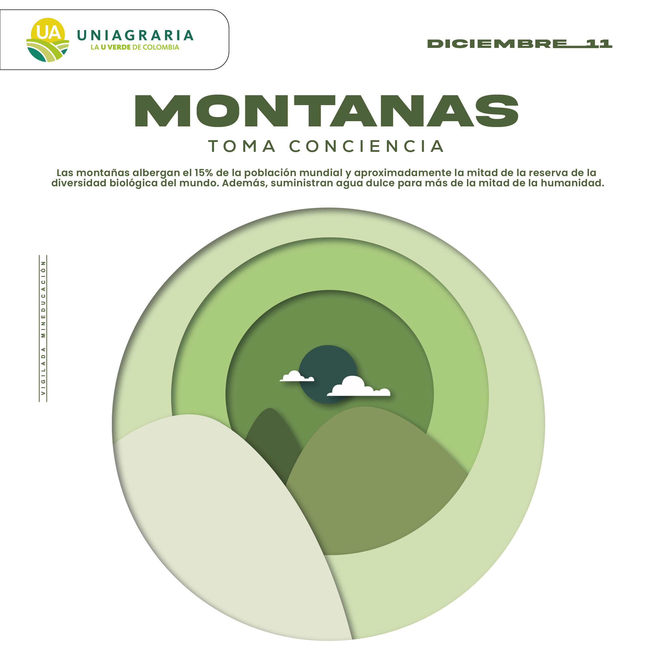 ¡Toma conciencia! Uniagraria te invita a tomar conciencia para conservar las Montañas