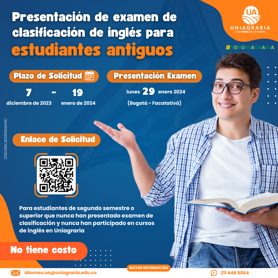 Presentación de examen de clasificación de ingles para Estudiantes antiguos