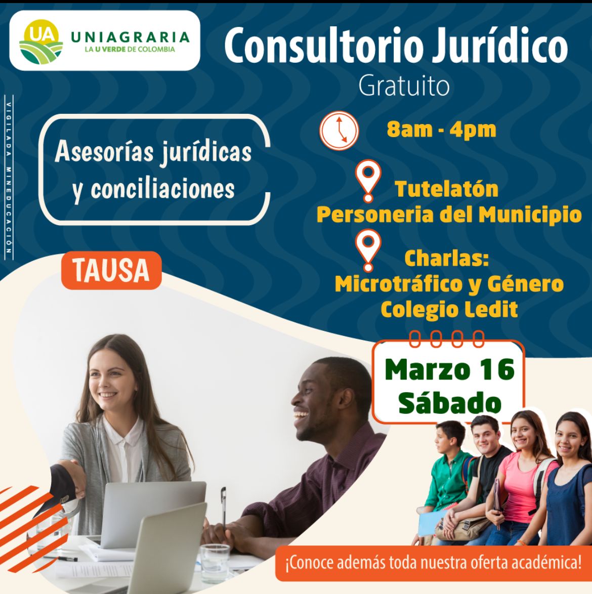 Consultorio Jurídico gratuito – Asesorías jurídicas y conciliaciones en Tena