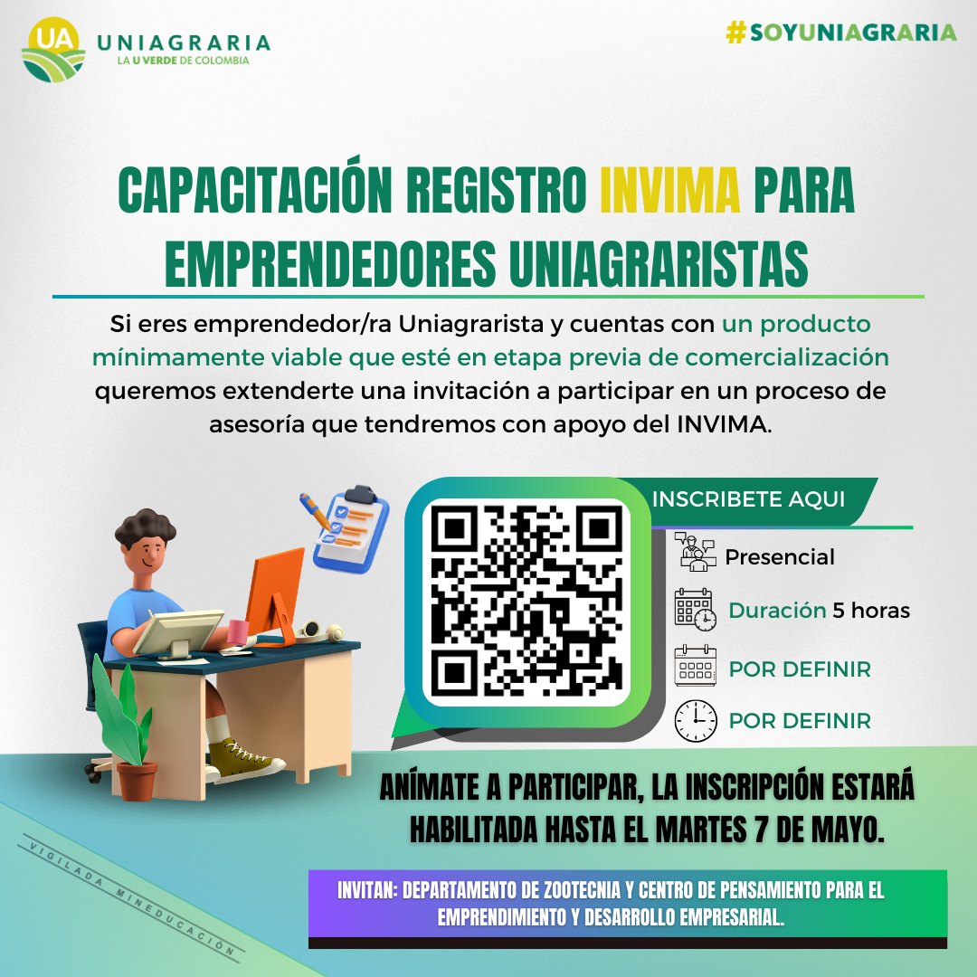 Capacitación registro Invima para emprendedores Uniagraristas