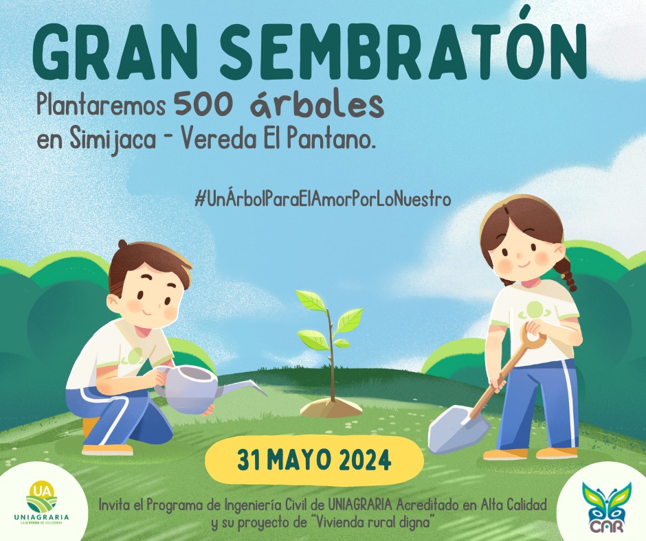 Gran sembratón en Simijaca – Vereda El Pantano