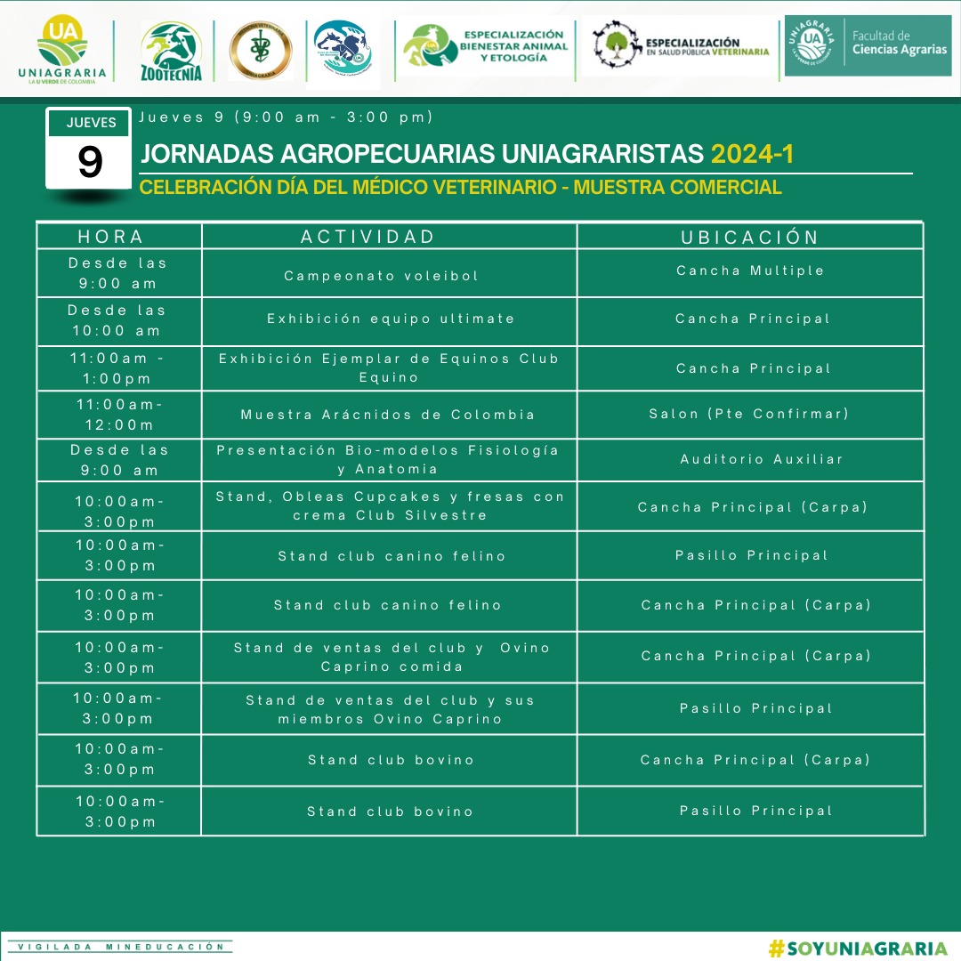 Jornadas Agropecuarias UNIAGRARISTAS