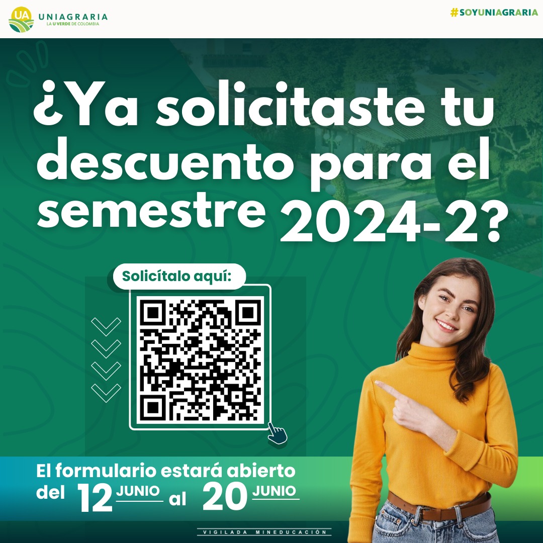 ¿Ya solicitaste tu descuento para el semestre 2024-2?