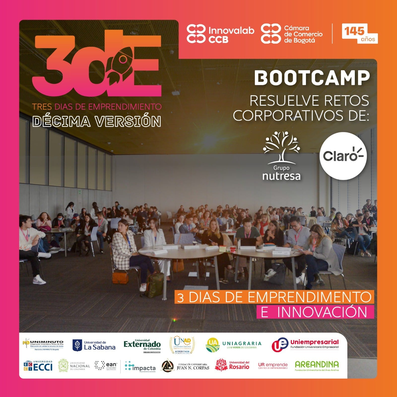 Prepárate para el BOOTCAMP de Emprendimiento e Innovación 3dE