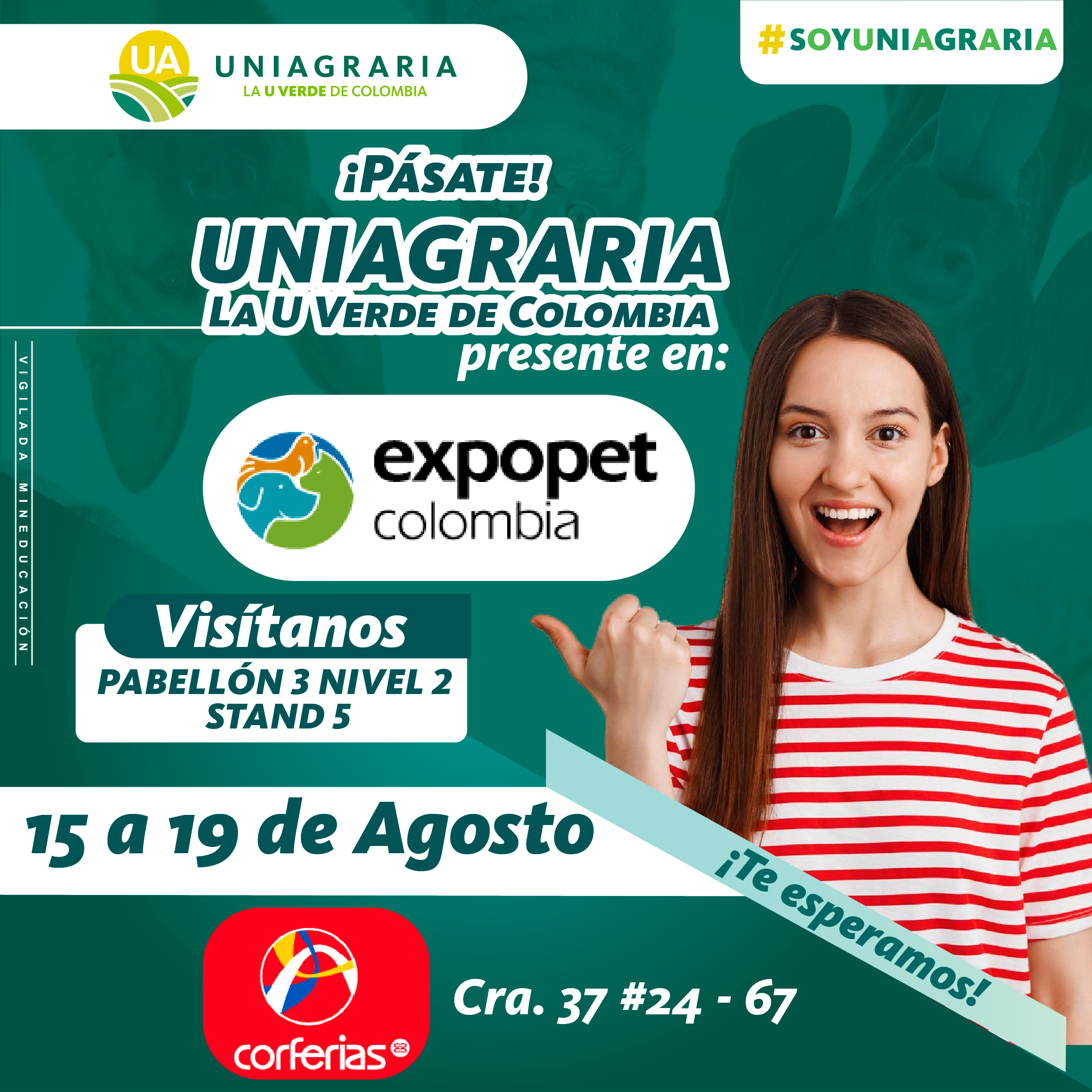 Uniagraria presente en Expopet 2024