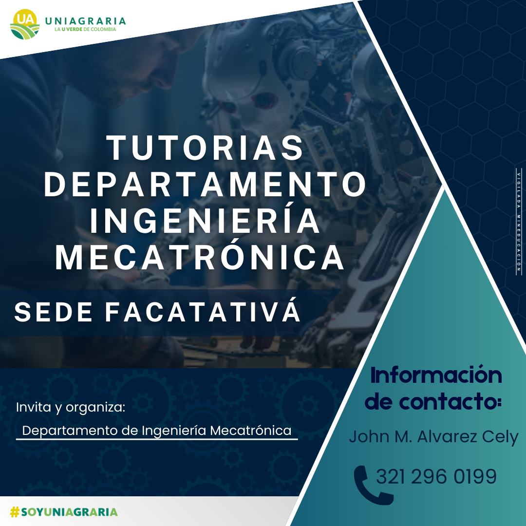 Tutorías departamento de Ingeniería Mecatrónica – Sede Facatativá