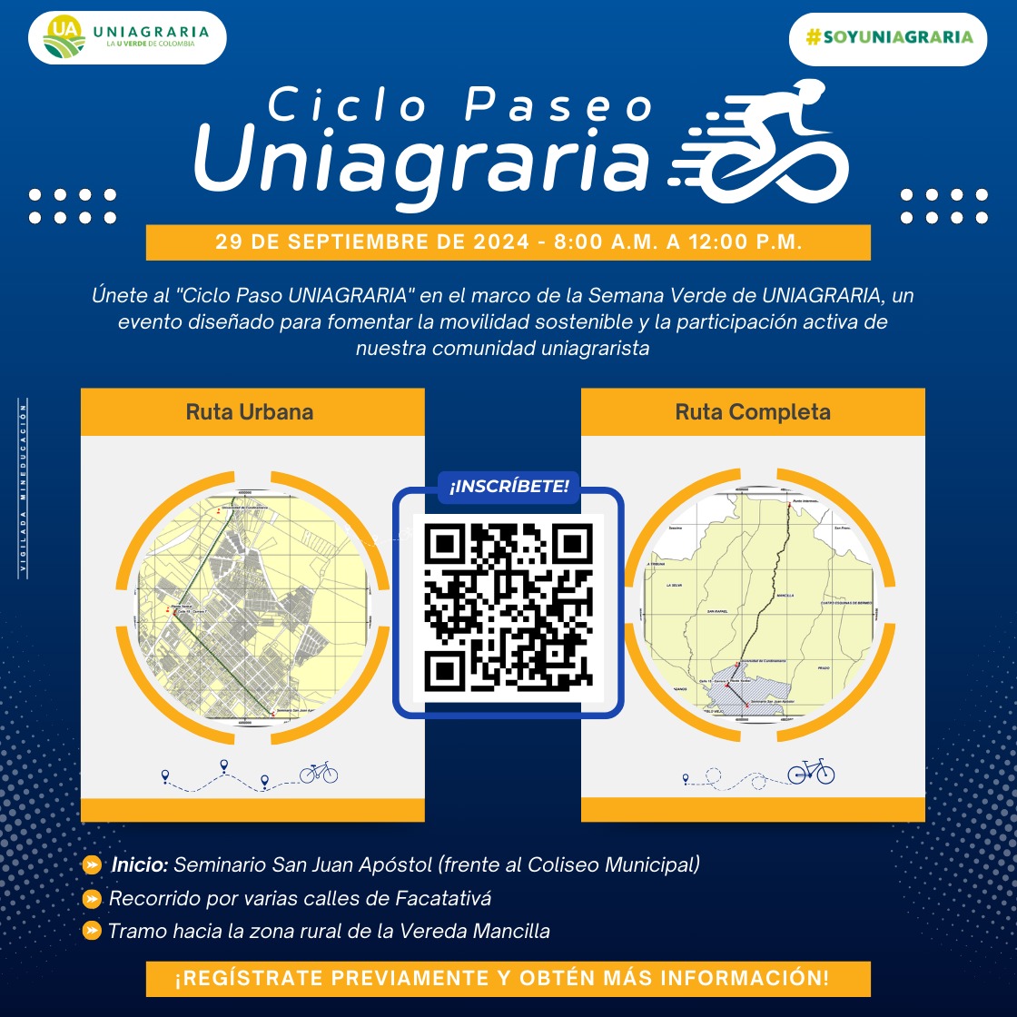 Ciclo paseo Uniagraria