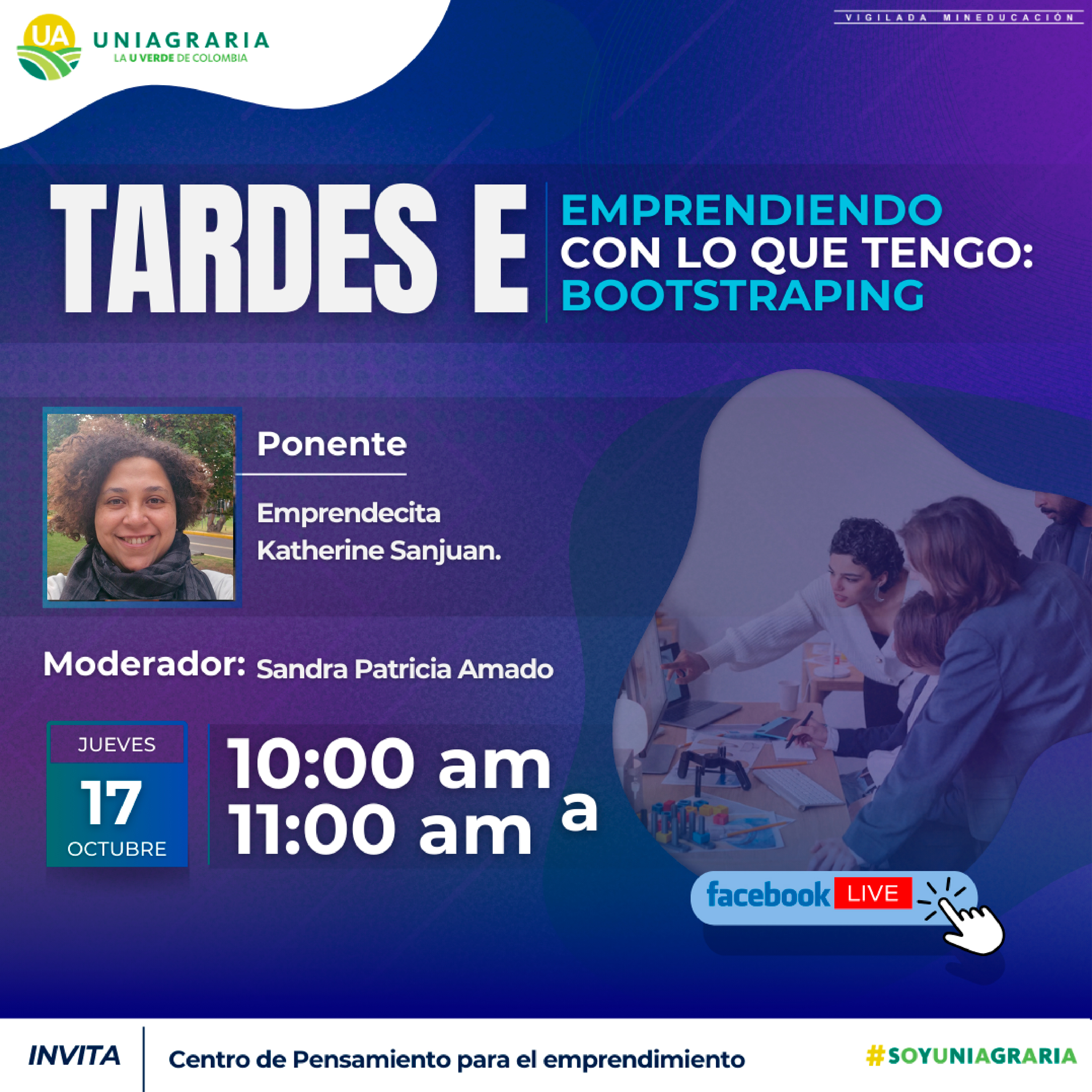 Tardes E – Emprendimiento con lo que tengo: Bootstraping