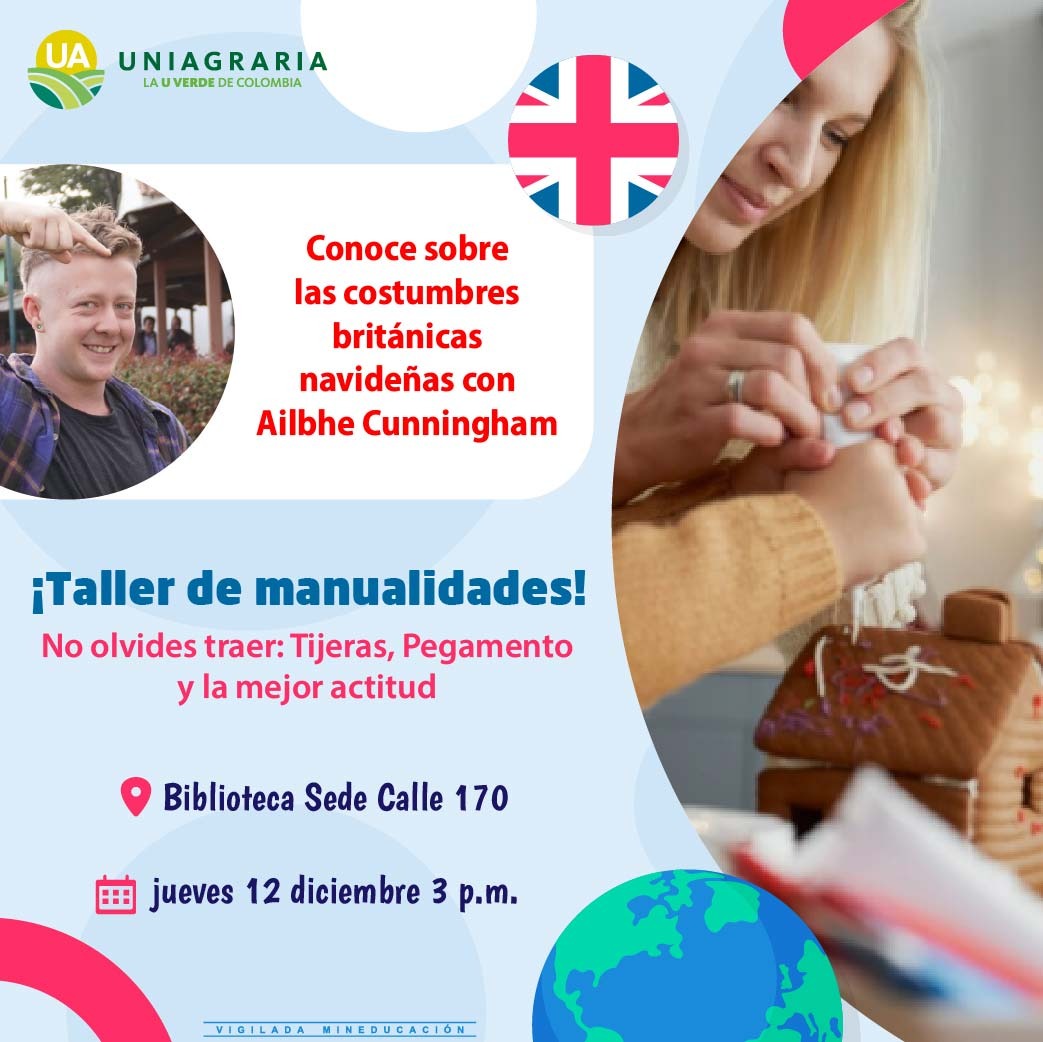 ¡Taller de manualidades! Conoce las costumbres británicas Navideñas con Ailbhe Cunningham