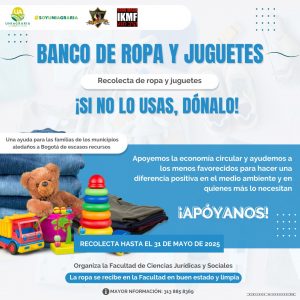 Banco de ropa y juguetes ¡Si no lo usas, dónalo!