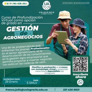 Curso de profundización Virtual en Gestión de Agronegocios