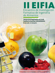 II EIFIA Encuentro de Investigación Formativa de Ingeniería de Alimentos