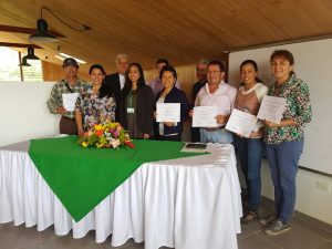 Entrega de diplomas por Buenas Prácticas de Manufactura a agricultores de Anolaima