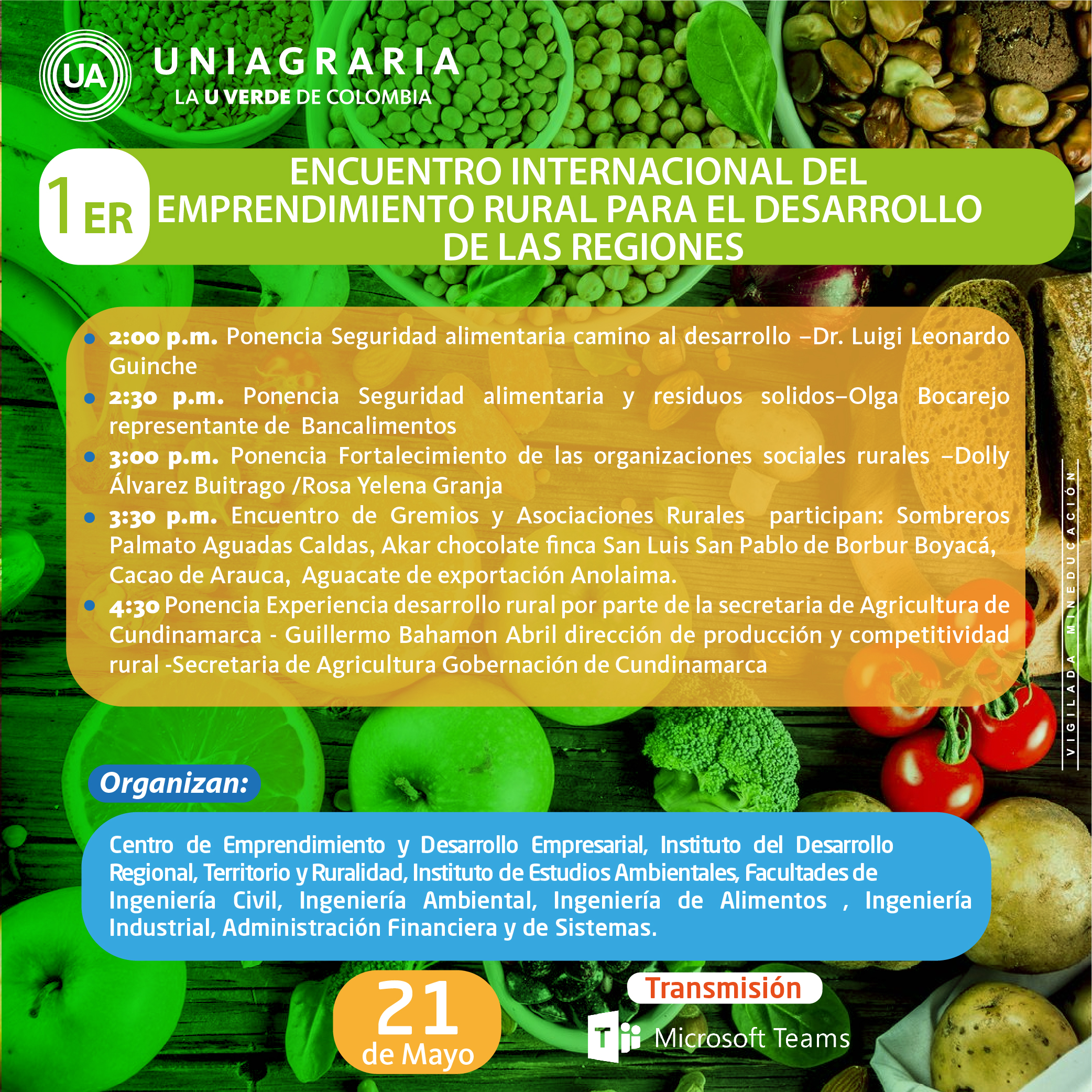 Encuentro internacional del emprendimiento rural para el desarrollo de las regiones