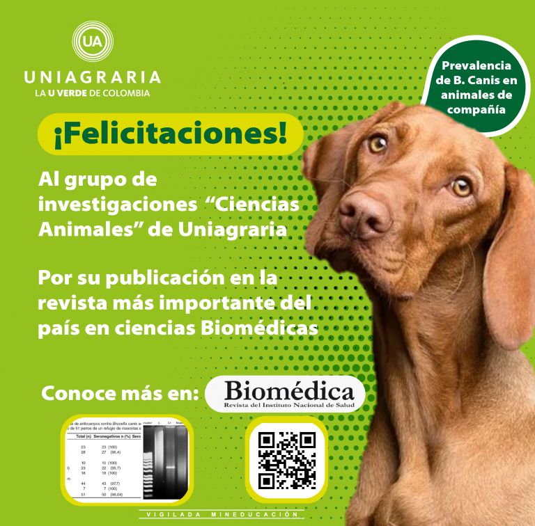 ¡Felicitaciones! Grupo de investigación “Ciencias Animales” de Uniagraria