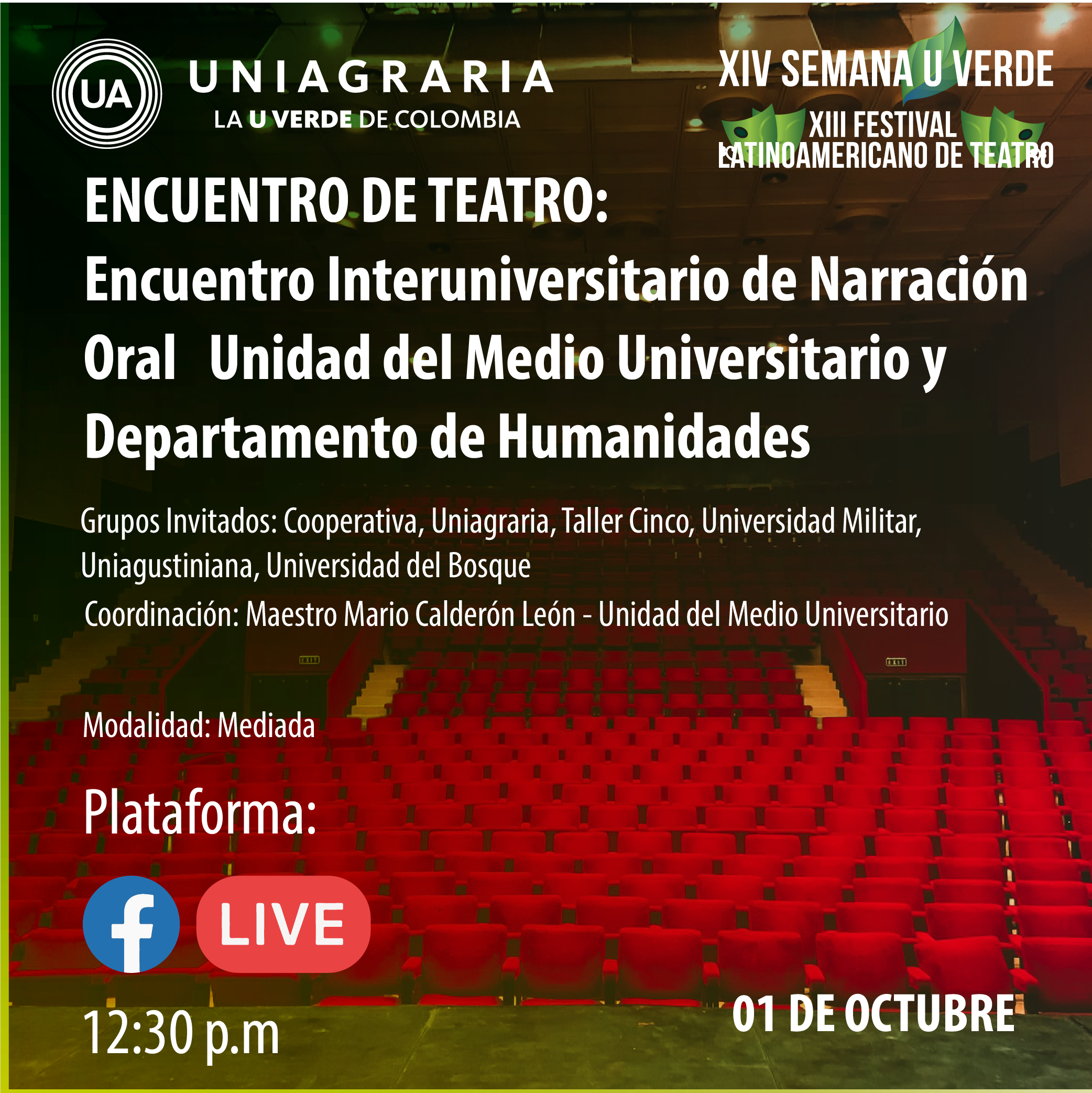 Encuentro de teatro: Encuentro interuniversitario de narración oral