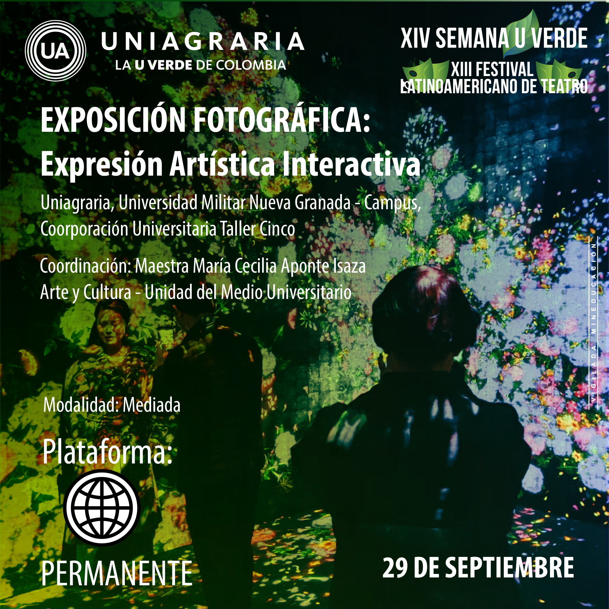 Exposición fotográfica: Expresión artística interactiva