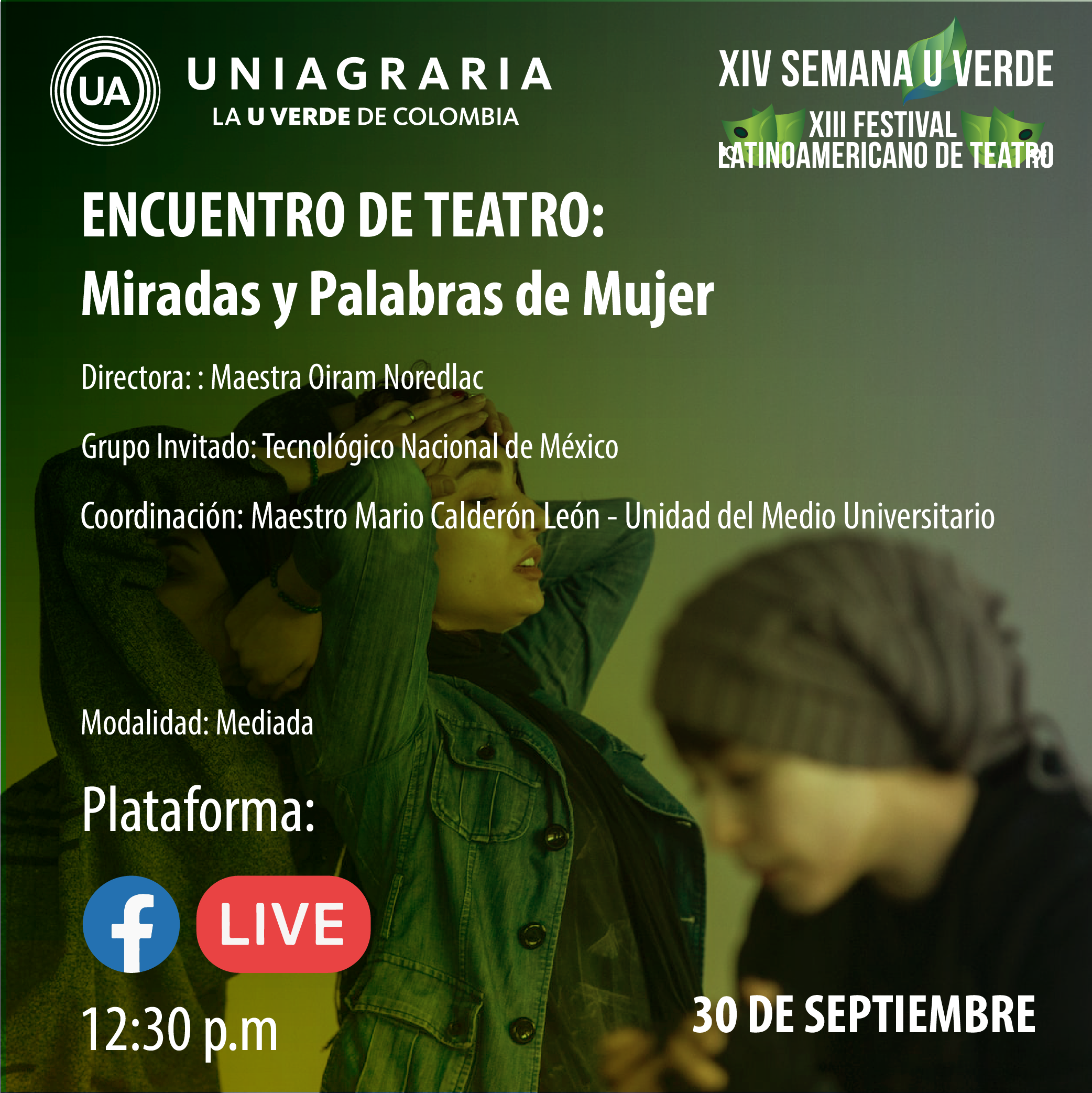 Encuentro de teatro: Miradas y palabras de mujer