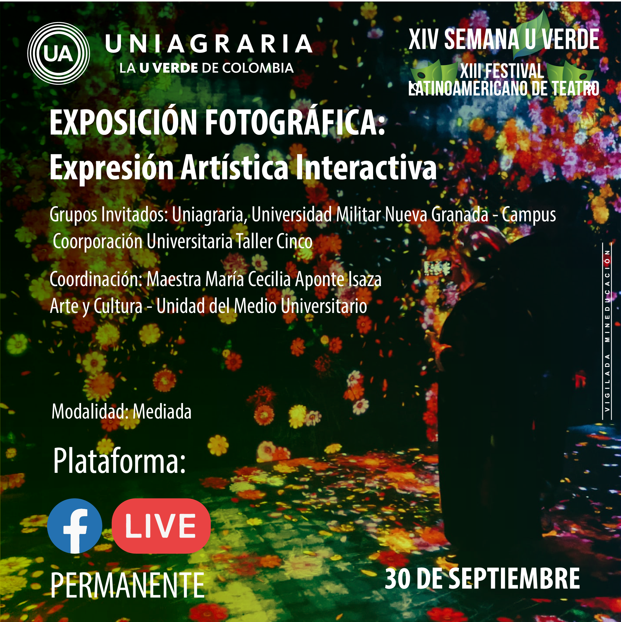 Exposición fotográfica: Expresión artística interactiva