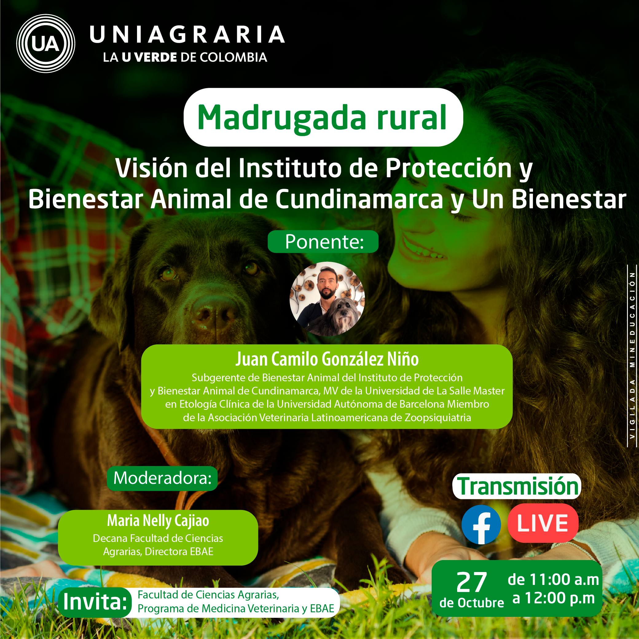 Madrugada rural: Visión del instituto de protección y bienestar animal de Cundinamarca y un bienestar