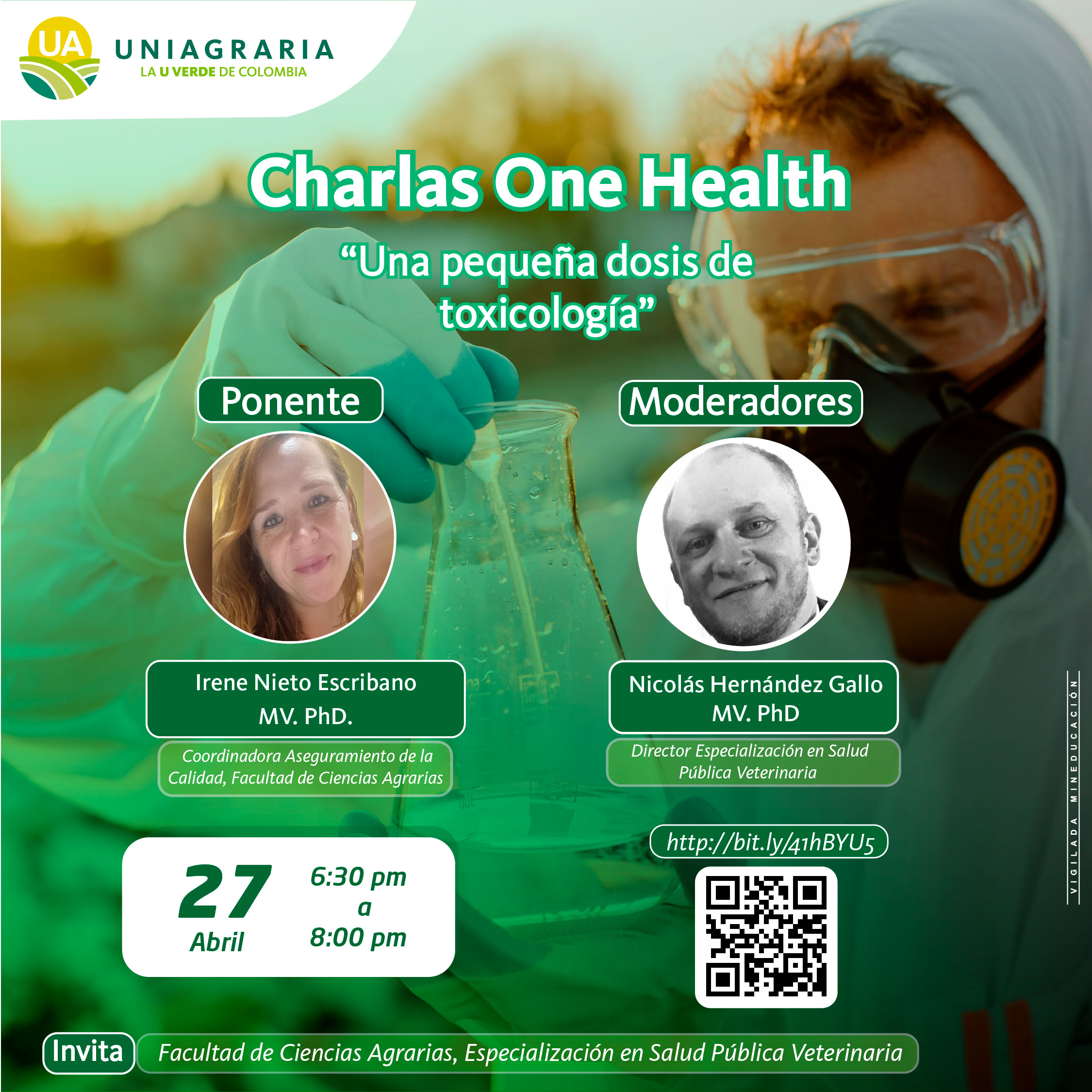 Charlas  One Health – Una pequeña dosis de toxicología