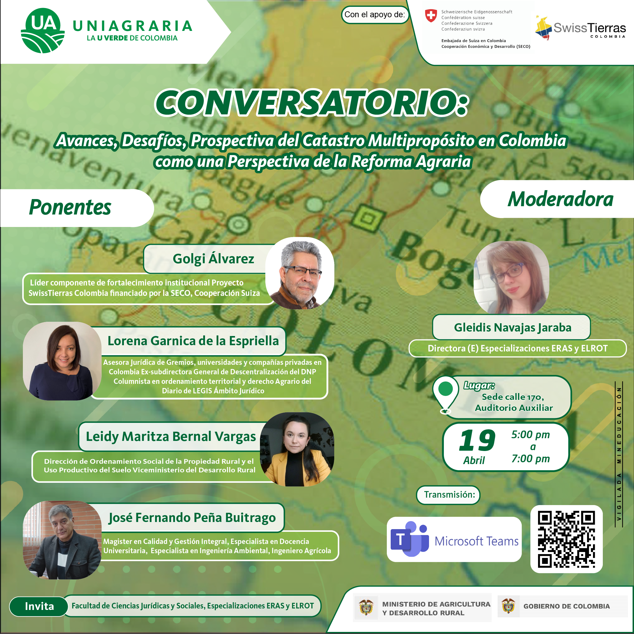 Conversatorio Prospectiva del Catastro Multipropósito en Colombia