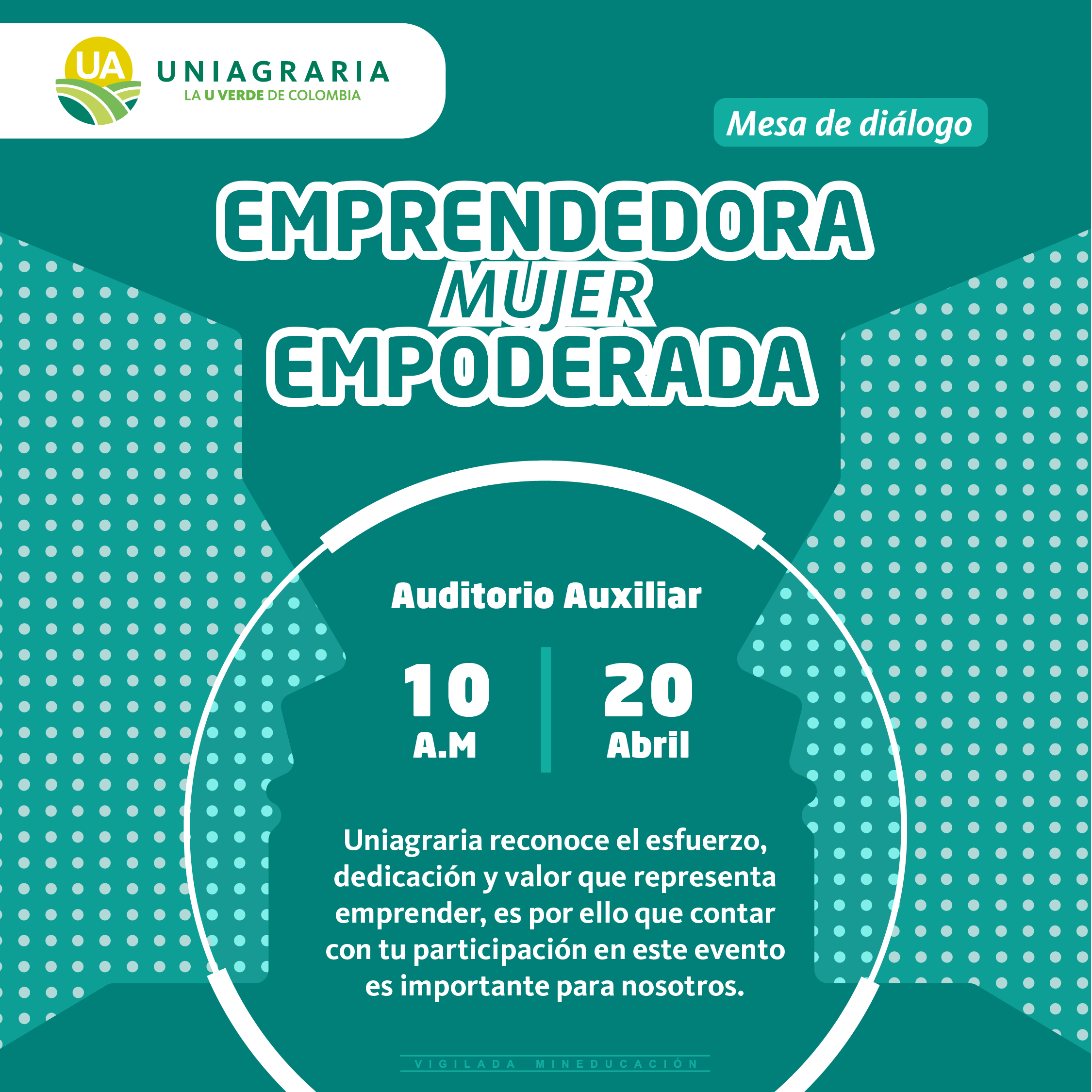 Emprendedora mujer empoderada