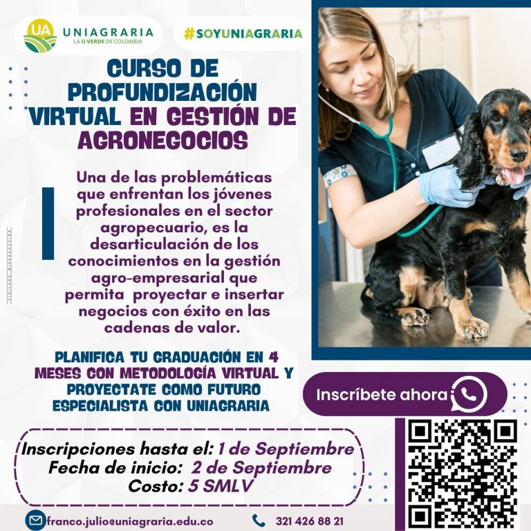 Curso de Profundización virtual en Gestión de Agronegocios