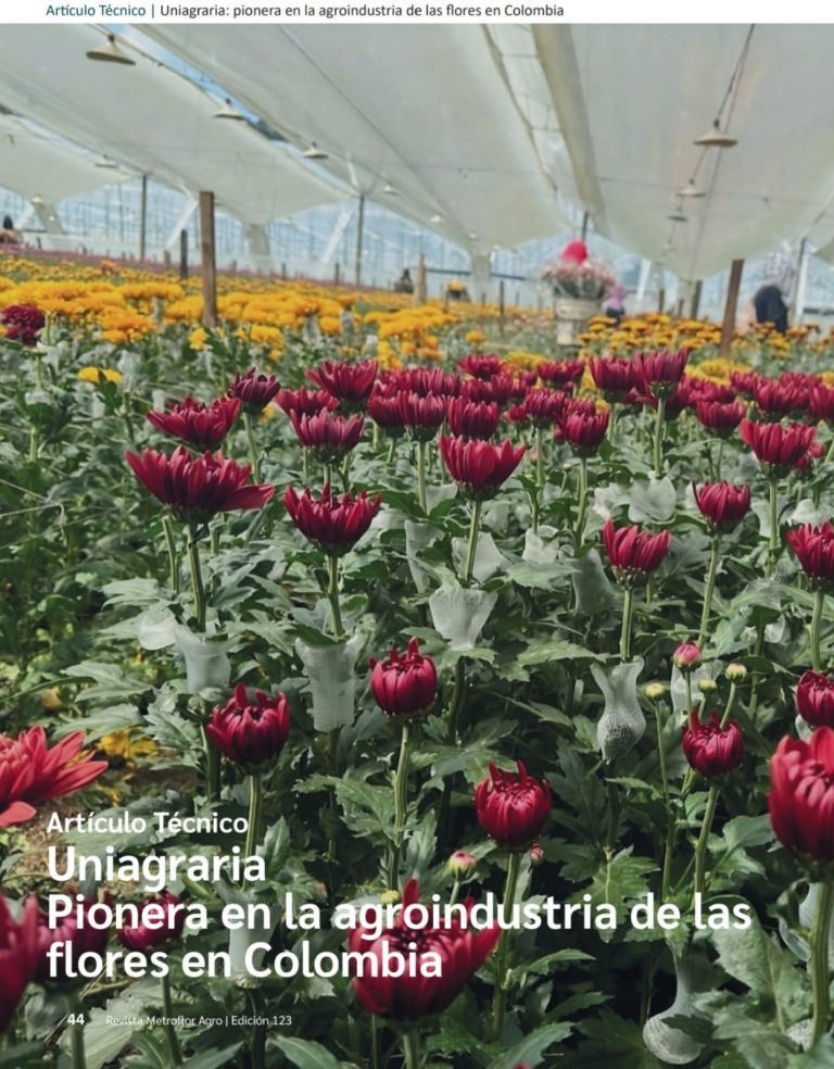 UNIAGRARIA pionera en la agroindustria de las flores en Colombia