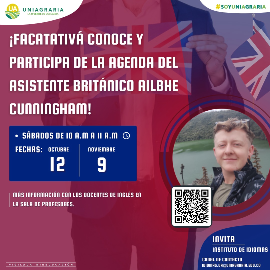 Facatativá conoce y participa de la agenda del asistente británico Ailbhe Cunningham