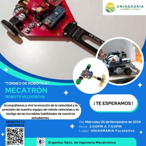 Torneo de Robótica MECATRON Robots Velocistas