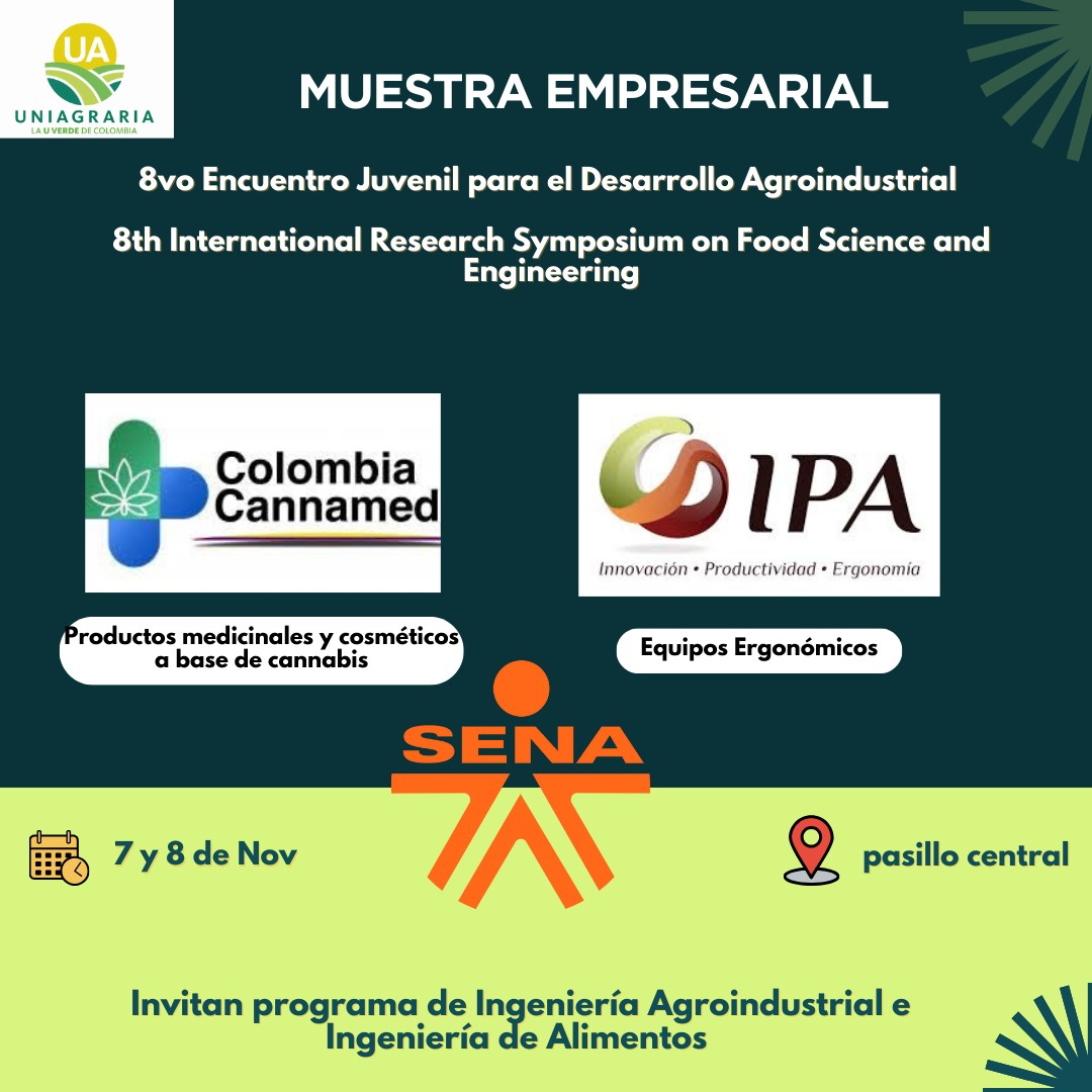 8º Encuentro Juvenil por el Desarrollo Agroindustrial & 8th International Research Symposium on Food Science and Engineering