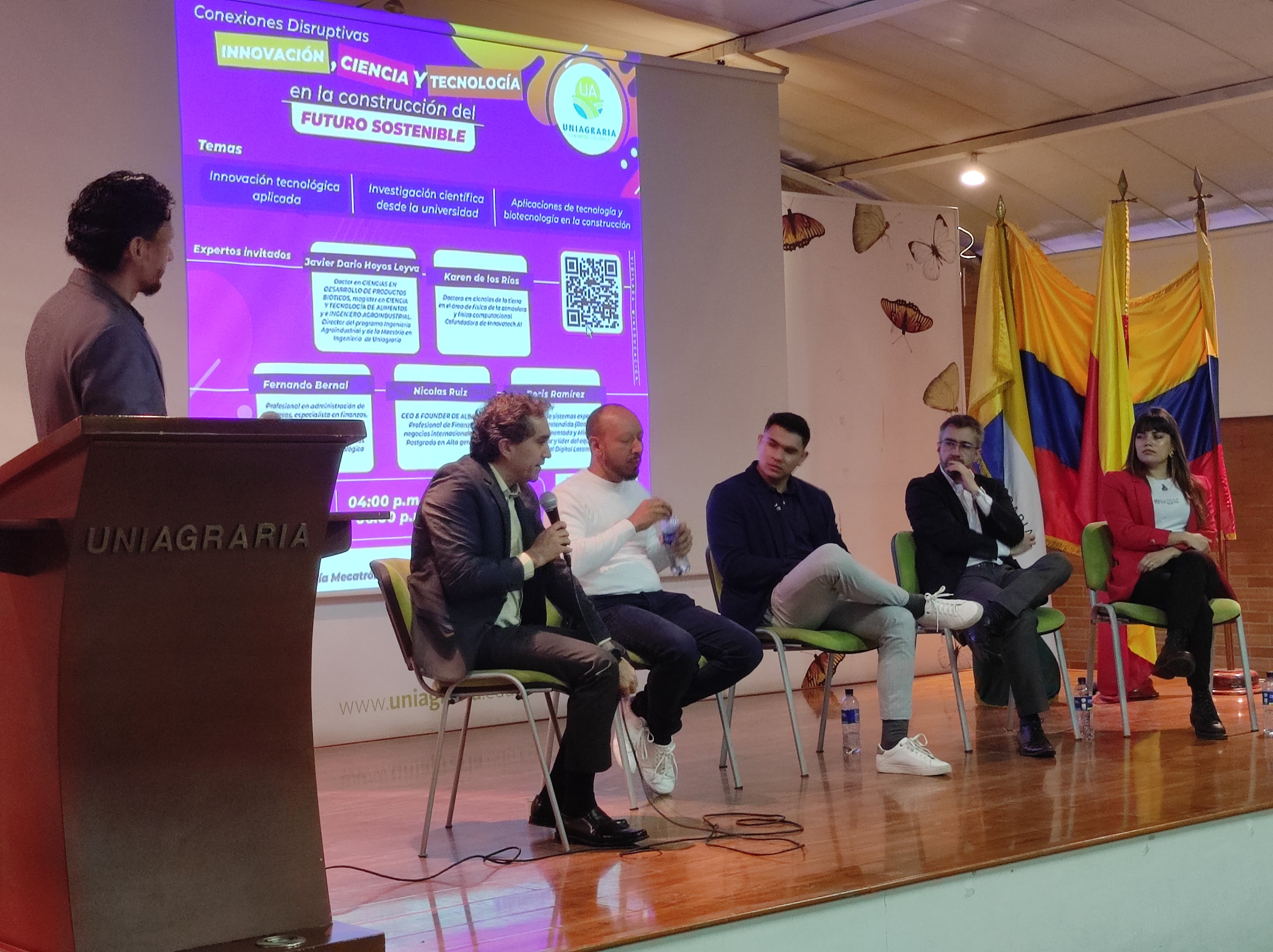 UNIAGRARIA fomenta la innovación y la sostenibilidad con el Conversatorio “Conexiones Disruptivas”