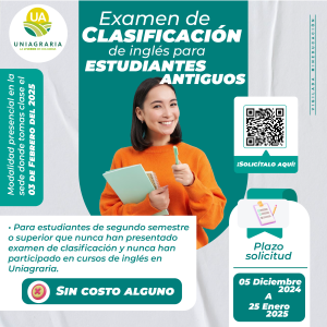 Examen de clasificación de Inglés para estudiantes antiguos