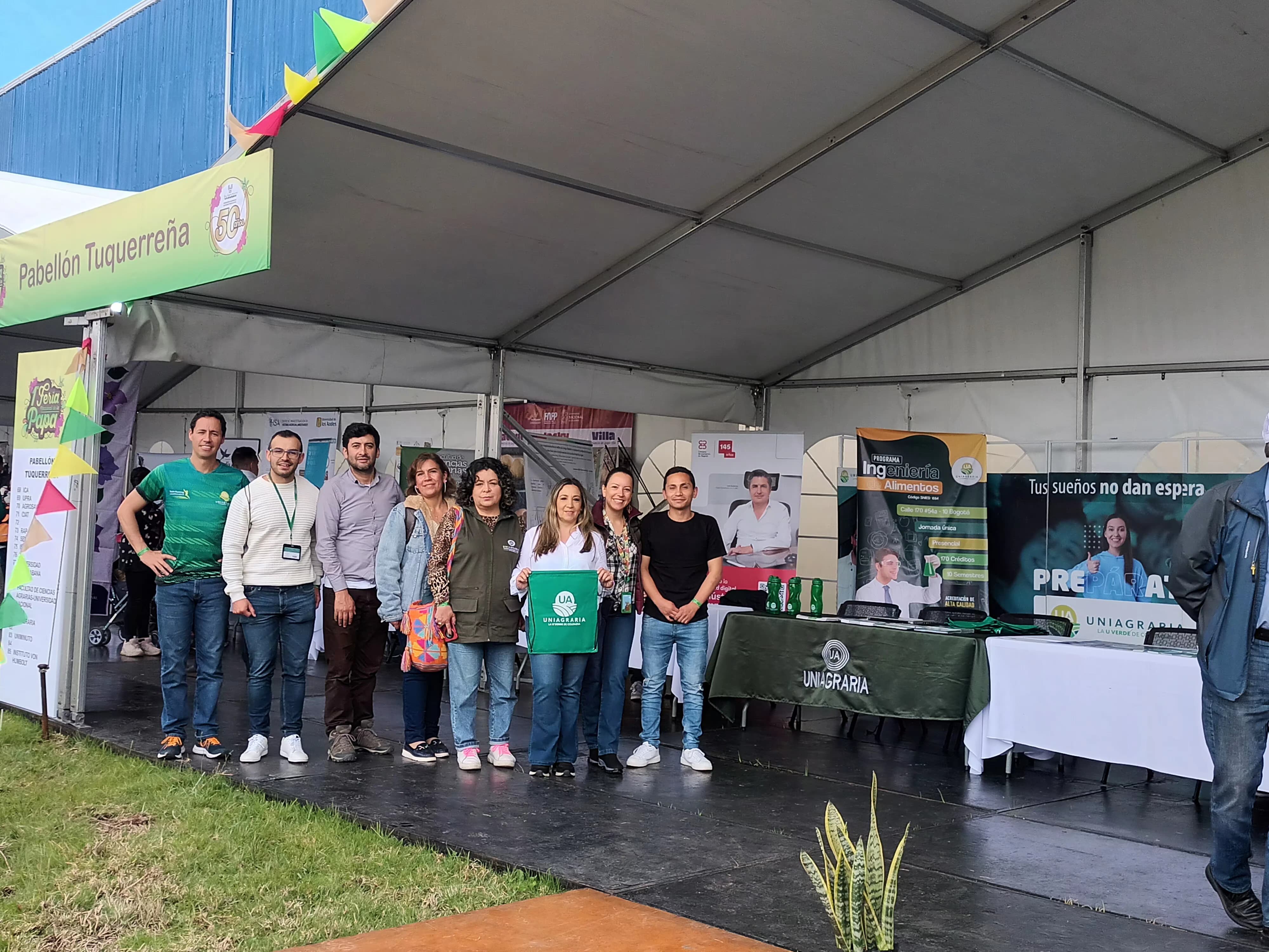 UNIAGRARIA presente en la 1era Feria Nacional de la Papa organizada por Fedepapa en Villapinzón