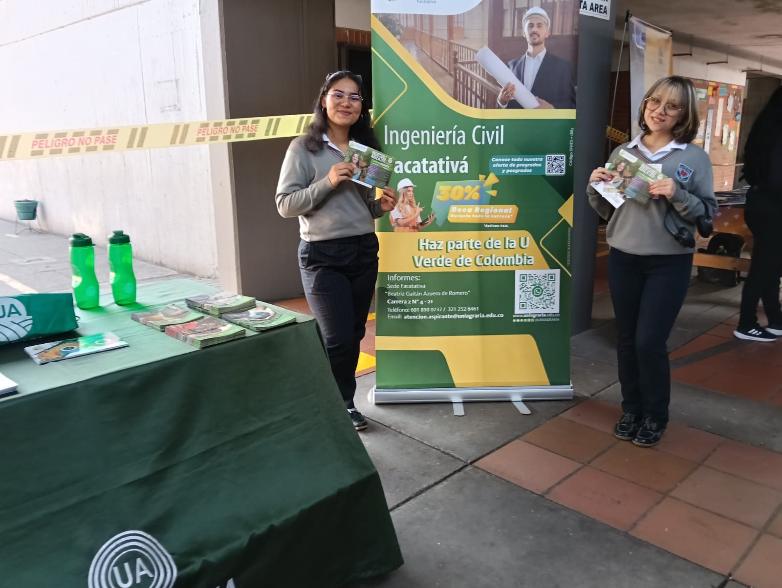 UNIAGRARIA Facatativá visitó el Colegio Distrital Carlo Federici para presentar su oferta educativa