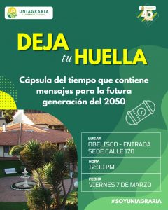 Deja tu huella – Cápsula del tiempo