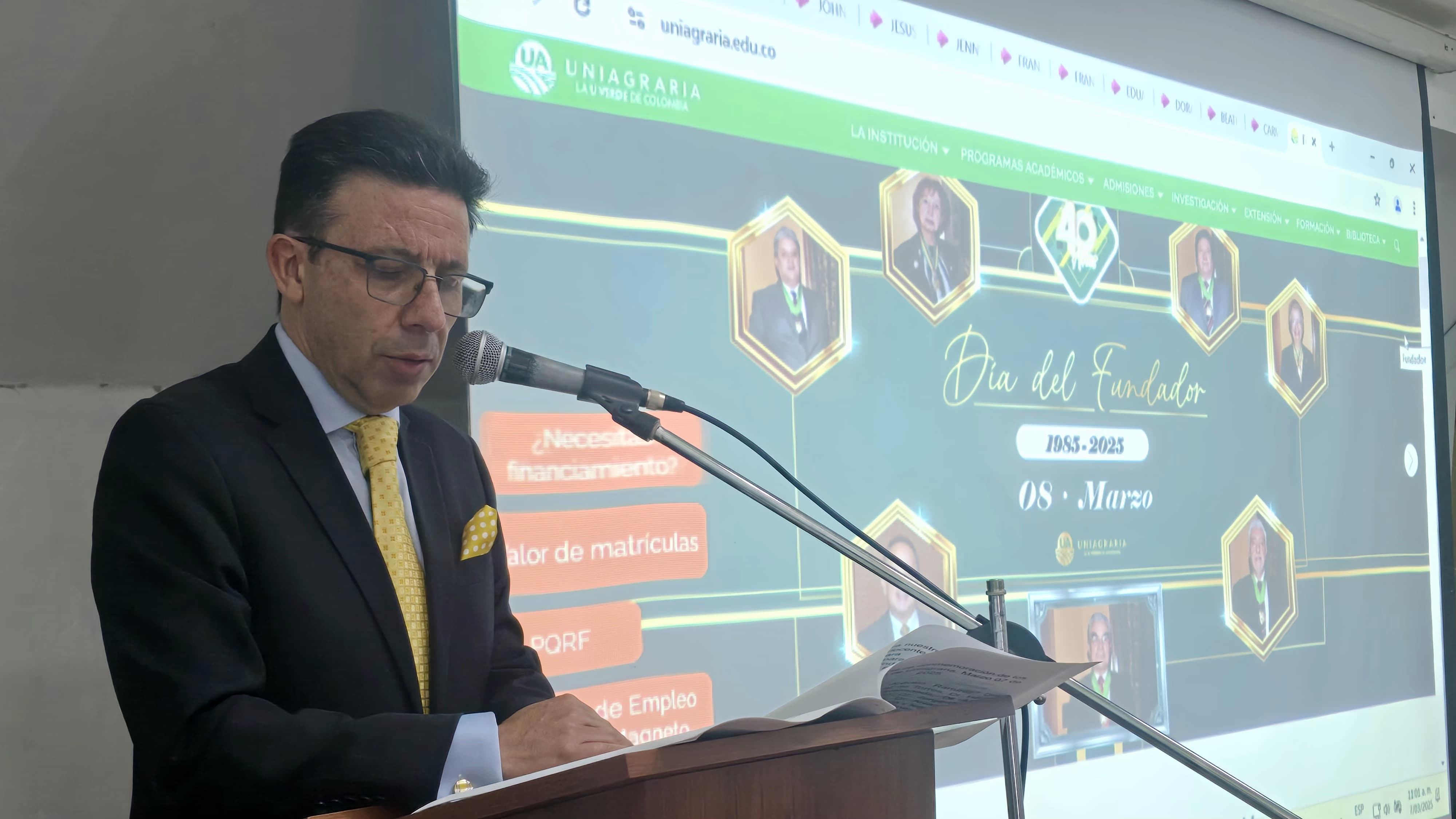 UNIAGRARIA conmemora 40 años de historia en el Día del Fundador