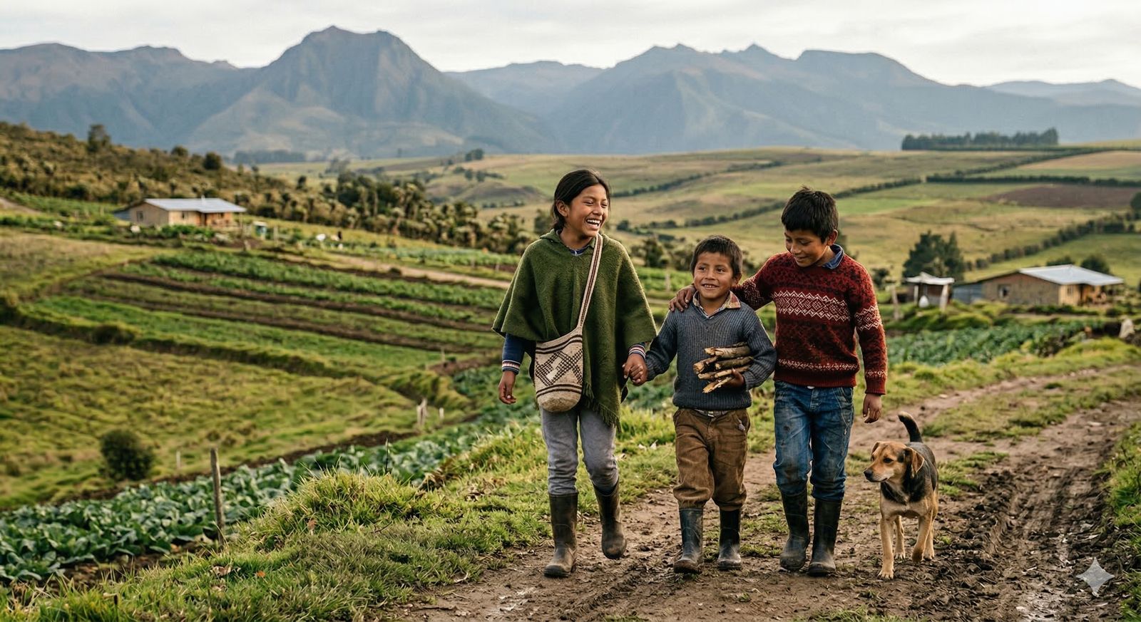 Niños campesinos