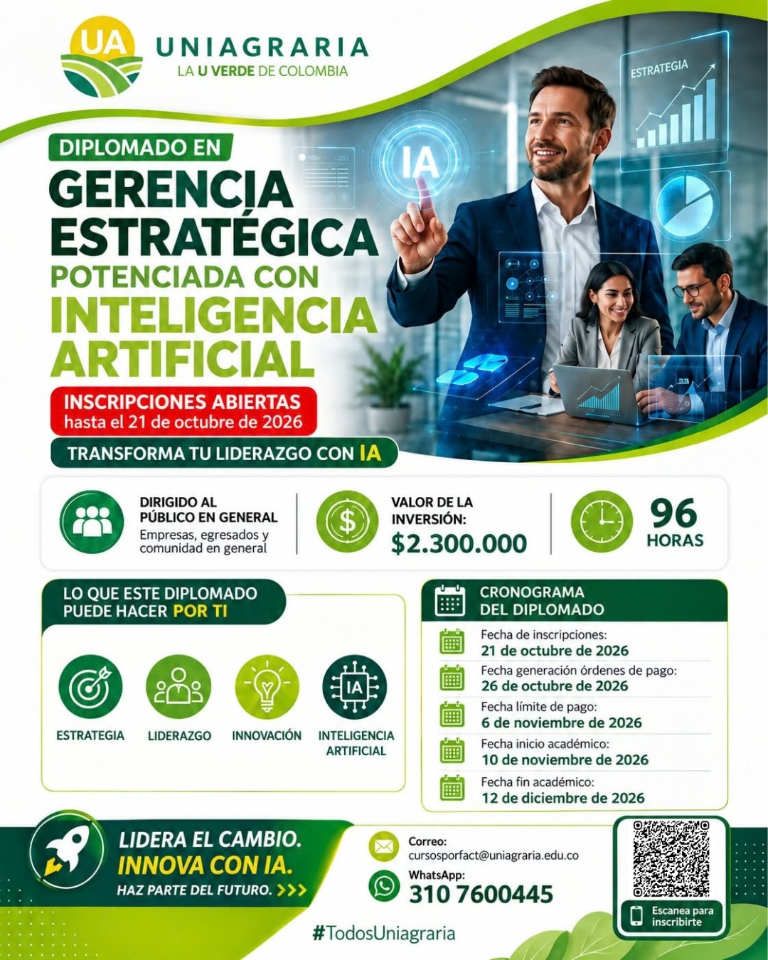 DIPLOMADO EN GERENCIA ESTRATEGICA POTENCIADA CON INTELIGENCIA ARTIFICIAL